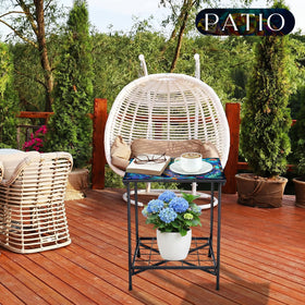 Cinnvoice hollow iron art design adds charm to any indoor or outdoor corner.