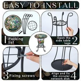 Cinnvoice iron-art hollow design adds charm while storing small items.
