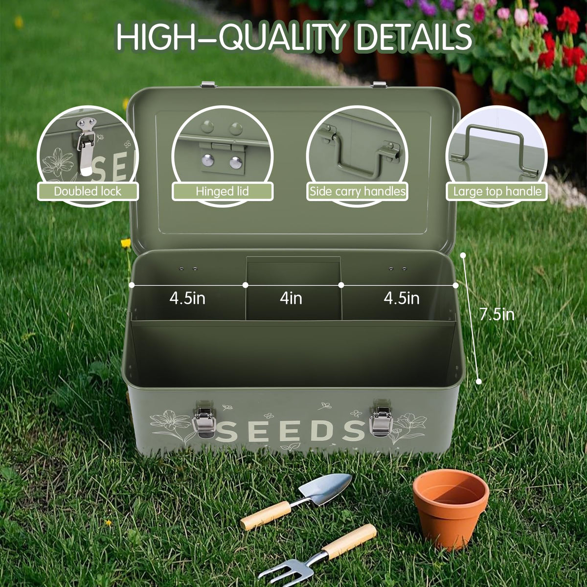 Cinpode plant labels kit provides durable seed labeling