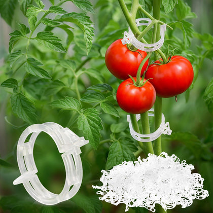CINKSY plant clips packaging shows 300-count set for easy garden planning