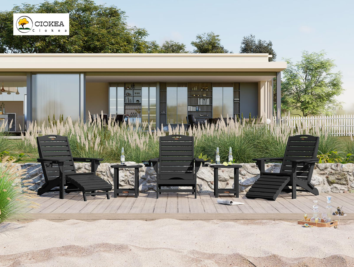 Ciokea ergonomic backrest maintains comfort during long outdoor seating.