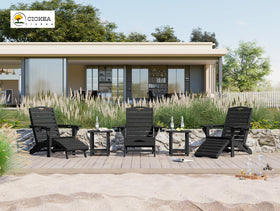 Ciokea ergonomic backrest maintains comfort during long outdoor seating.