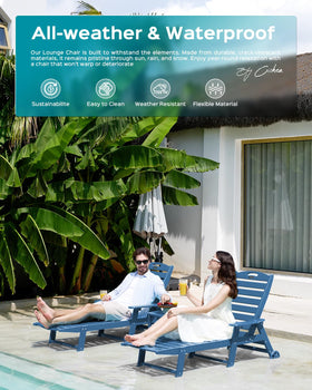 Ciokea lounge chair quick assembly for instant outdoor relaxation.
