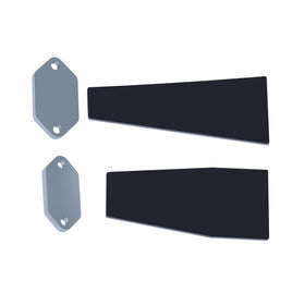 Ciuouient close-up reveals plate mounting and fit detail.