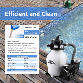 CIPU prefilter basket easy-clean feature enables fast maintenance.