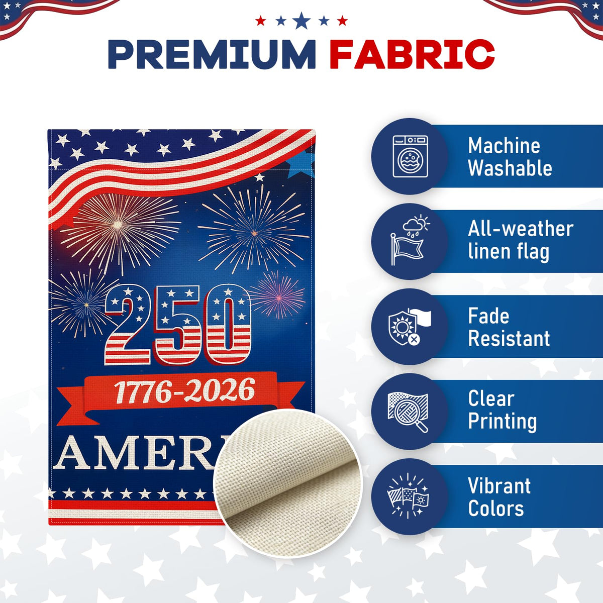 CIRCKOPS usa symbols design highlighting patriotic imagery for year-round decor