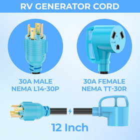 CircleCord TT-30R female receptacle, ready for RV connections.
