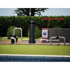 Circupool Universal25 installation diagram showing simple, tool-free setup.