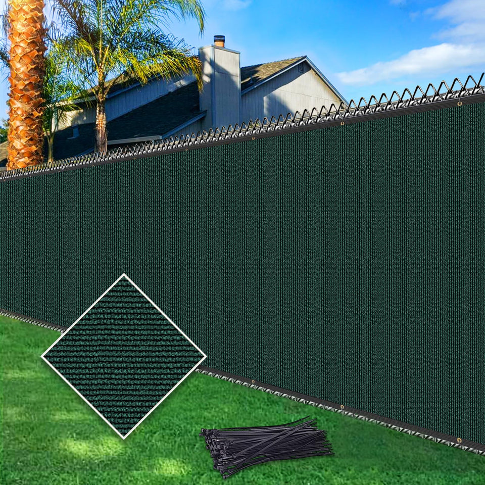Cisvio 5ftx50ft fence screen provides privacy for outdoor spaces