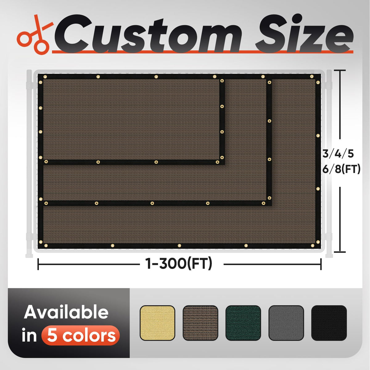 Cisvio-heavy-duty-fence-cover demonstrates durable outdoor privacy solution.