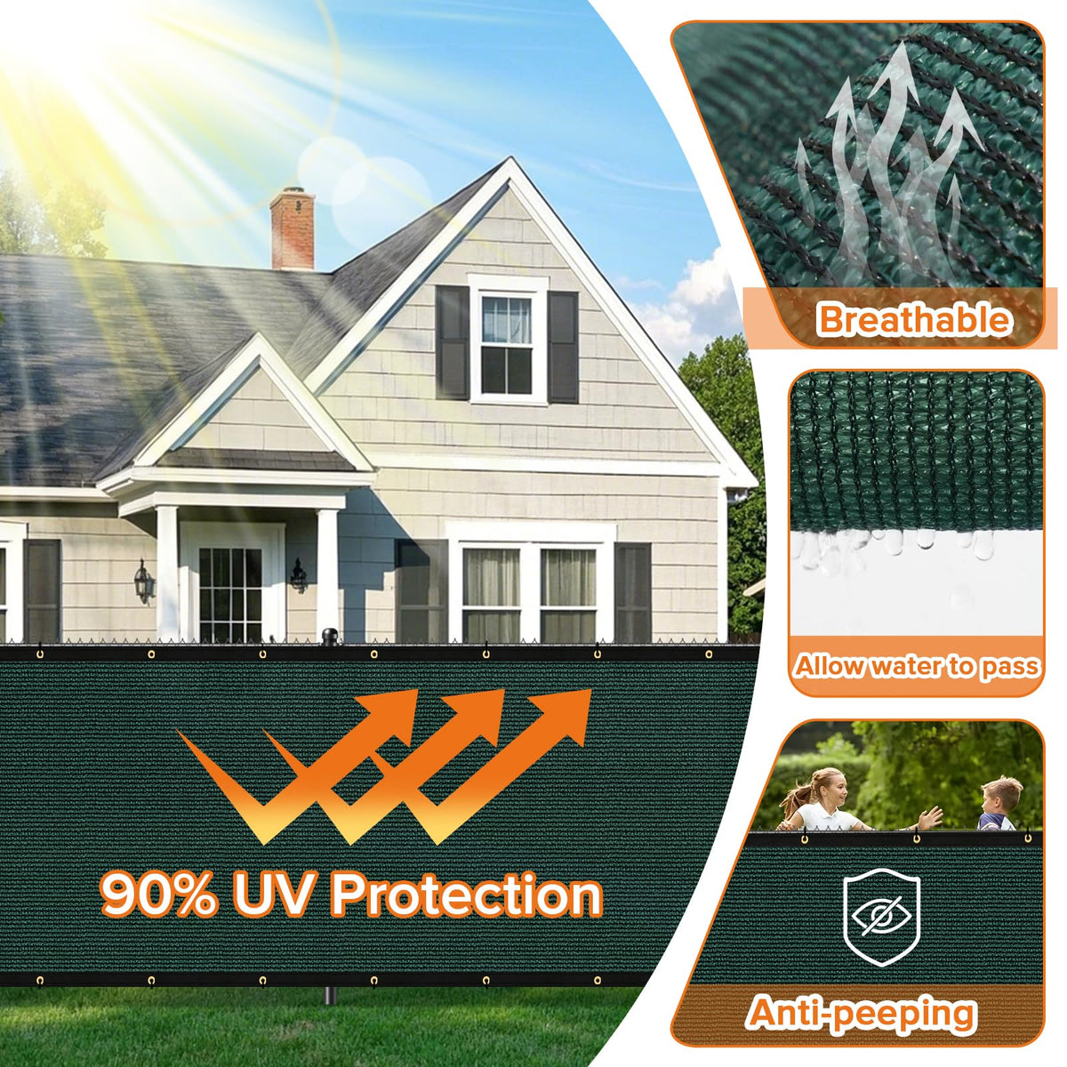 Cisvio privacy screen shown on a patio for outdoor privacy and ambiance.