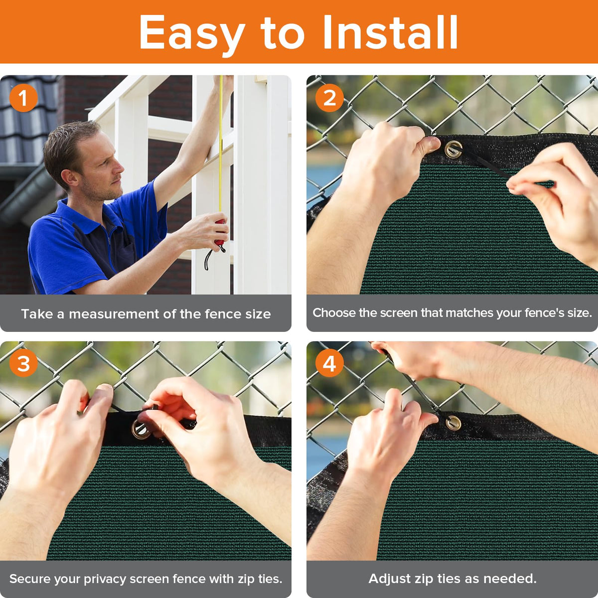 Cisvio weather-resistant fence panel withstands seasonal conditions