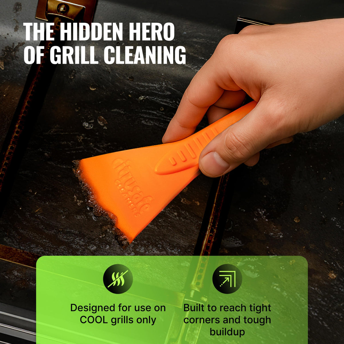 Citrusafe dual-head nylon brush for versatile cleaning