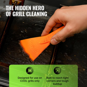 Citrusafe dual-head nylon brush for versatile cleaning