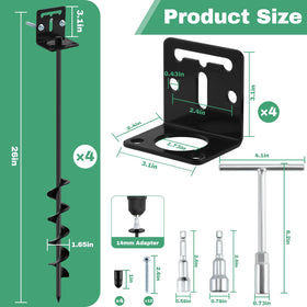 Drill adapter for quick anchor installation using power tools