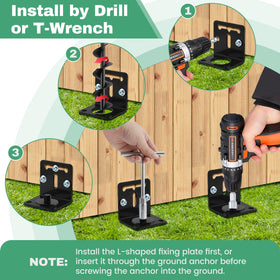 Screw adapter helps align screws during setup
