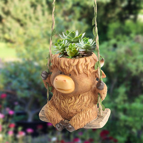 CIYSHO planter with drainage hole supports healthy indoor herbs.