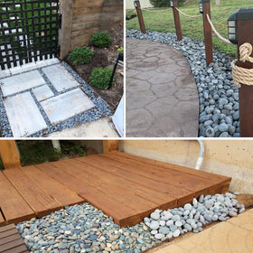 CJGQ ready-to-use decorative stones for outdoor decor.