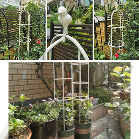 CJGQ setup tip: attach longest four plastic pipes to bottom layer for deeper soil access