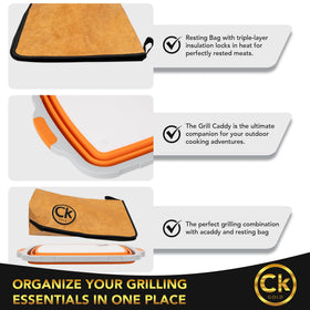 CK GOLD 16L capacity supports large batches for grilling and meal prep