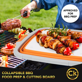CK GOLD BPA-free cutting board with lid supports safe, versatile prep