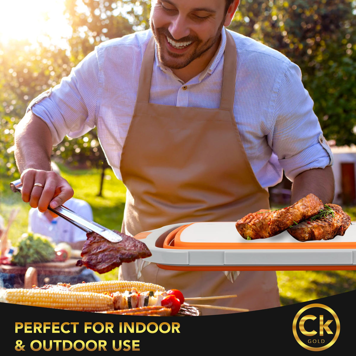 CK GOLD meat resting bag helps juices stay inside for tender results