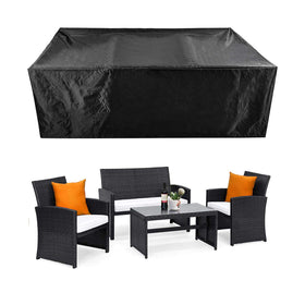 CKCLUU patio cover on a 78-inch sofa protects against rain and dirt.