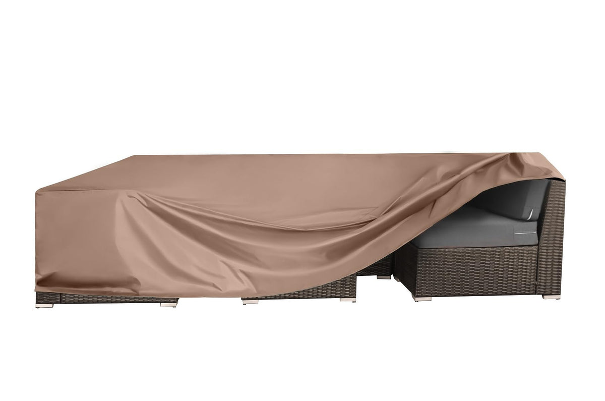 CKCLUU patio cover on sectional protects from rain and debris