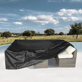 CKCLUU patio cover durable oxford with strap buckles anchors securely