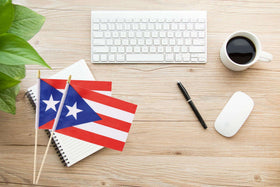 Ckexin durable polyester Puerto Rico flag, rainproof and UV resistant for outdoor use.