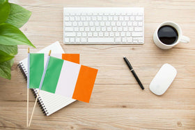 Ckexin Ireland flag vivid colors for indoor or outdoor use.