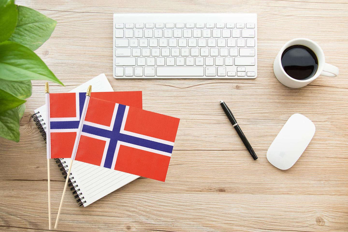 Ckexin Norway flag is rainproof and UV resistant for outdoor use.