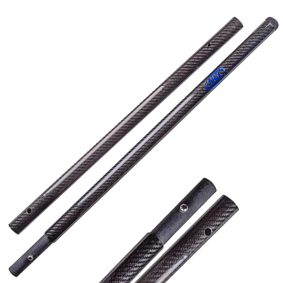 CKG carbon fiber travel sand scoop handle for beach metal detecting and digging.