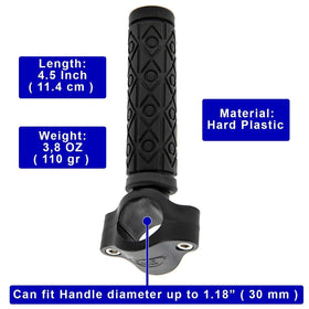CKG ergonomic sand scoop handle improves digging angle and comfort.