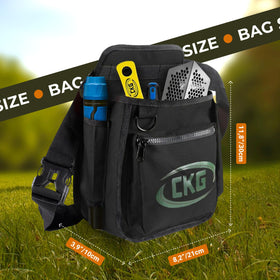 CKG leg-harness option shows versatile mounting for comfortable wear.