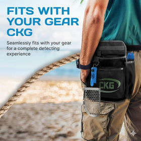 CKG lightweight beach scoop enhances comfort during long detecting sessions