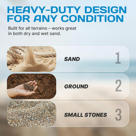 CKG metal detector accessories scoop simplifies gathering sifted sand