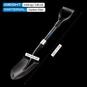 CKG small shovel used in camping scene for campsite setup and digging.