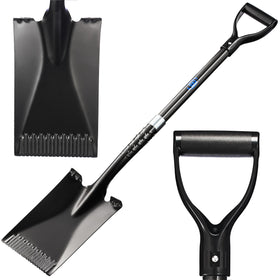 CKG spade shovel with carbon fiber handle for light weight and easy control