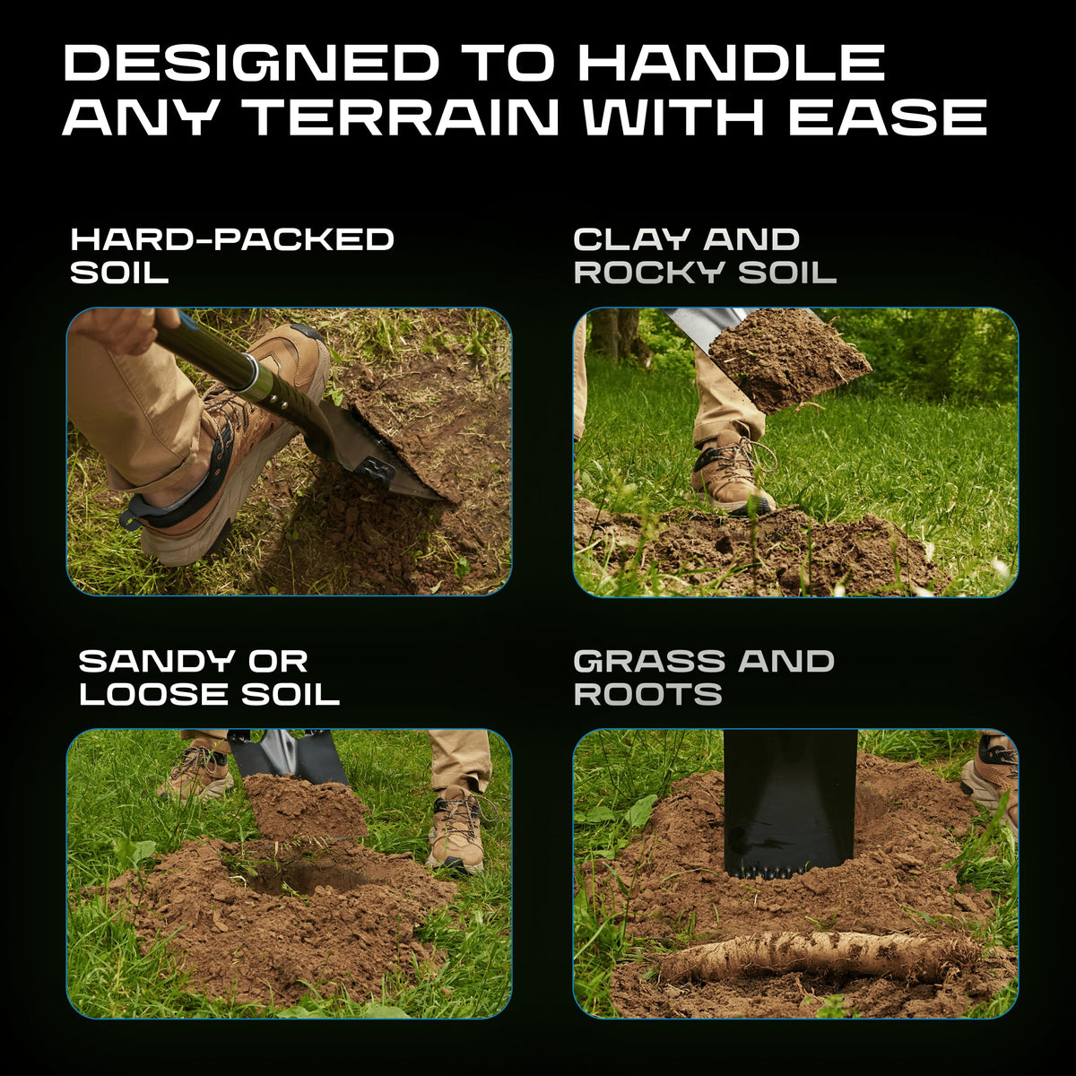 CKG garden tool highlighting lightweight construction for easier use