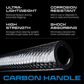 CKG shovel blade reinforced for heavy-duty digging