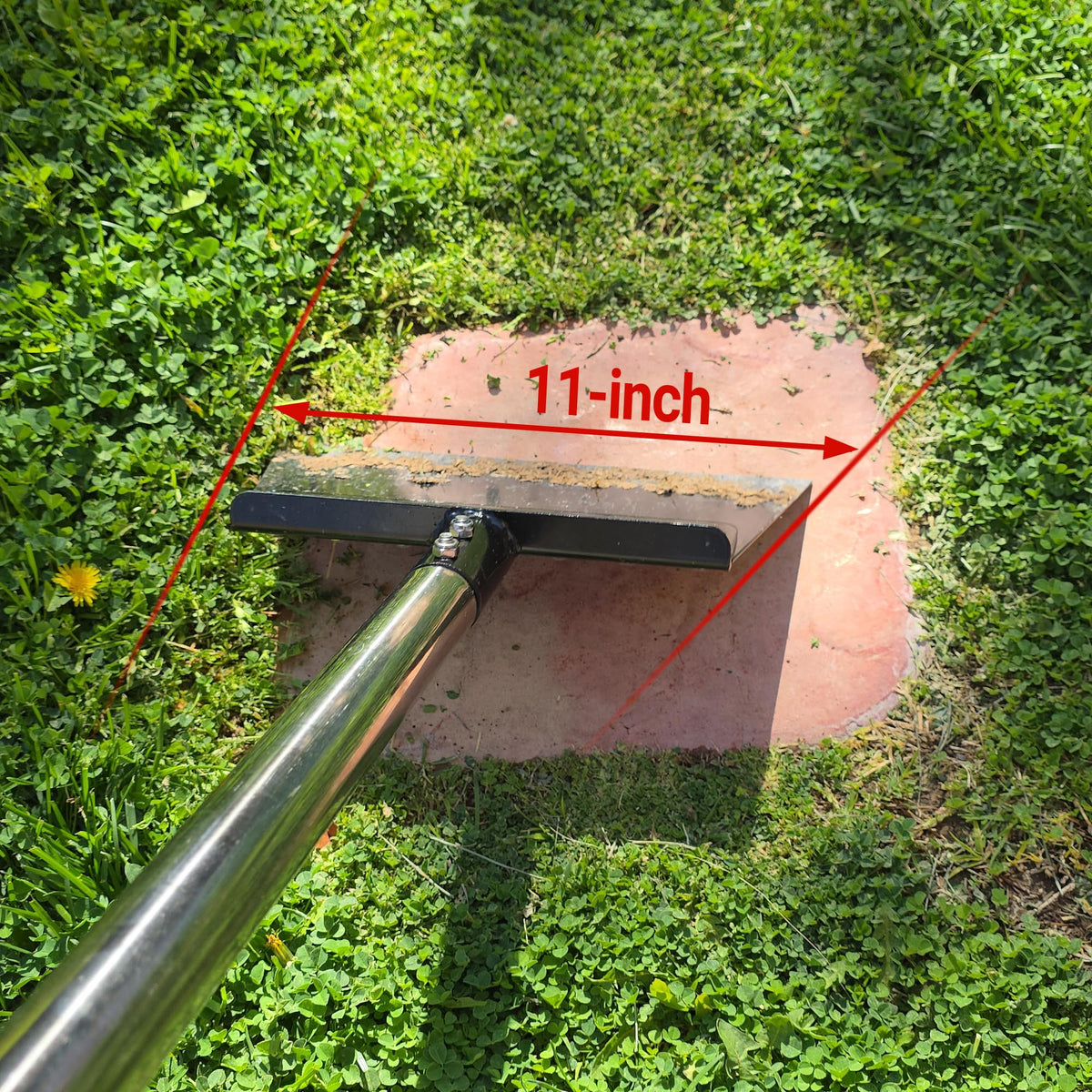 CKLT adjustable stainless-steel-handle adjustable length reduces bending during scrubbing tasks