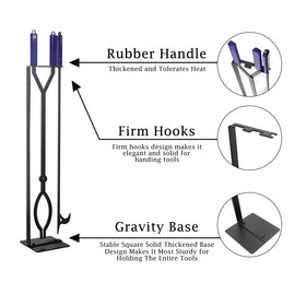 CKLT ergonomic rubber-handle tools provide comfortable grip during tending.