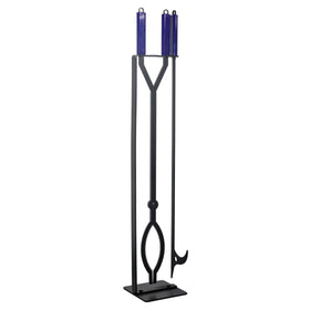 CKLT heavy-duty fire pit poker with 40-inch reach for safe, controlled stoking.