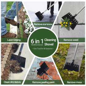 CKLT ice-snow-debris-scraping efficient clearing for driveways and stairs