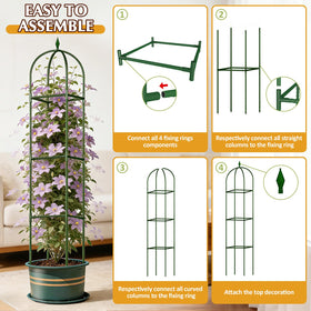 CL FUN versatile trellis suits roses, tomatoes, cucumbers, and more.