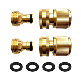 CL ZiYHC brass quick-connect fittings for easy tool-free setup in the garden.