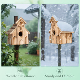 CLACKIBUKVYZ church-style garden decor adds charming religious character to patios and backyards.
