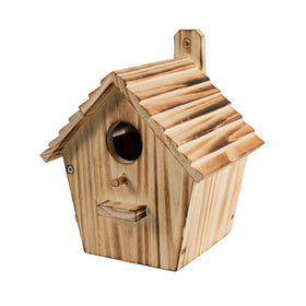 CLACKIBUKVYZ bird house entrance hole detail attracts bluebirds, wrens, and chickadees