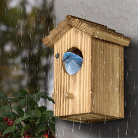 CLACKIBUKVYZ gift-worthy bird house for garden lovers and nature enthusiasts